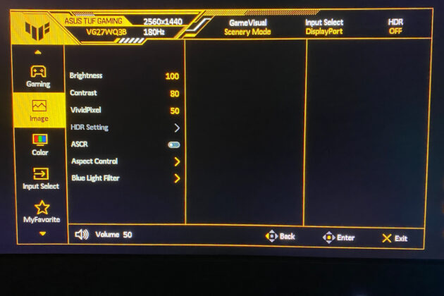 ASUS TUF Gaming VG27WQ3B