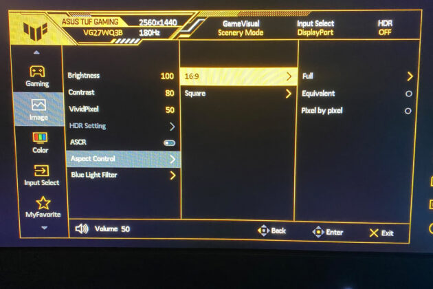ASUS TUF Gaming VG27WQ3B