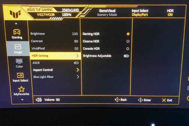 ASUS TUF Gaming VG27WQ3B