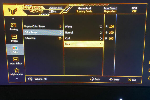 ASUS TUF Gaming VG27WQ3B