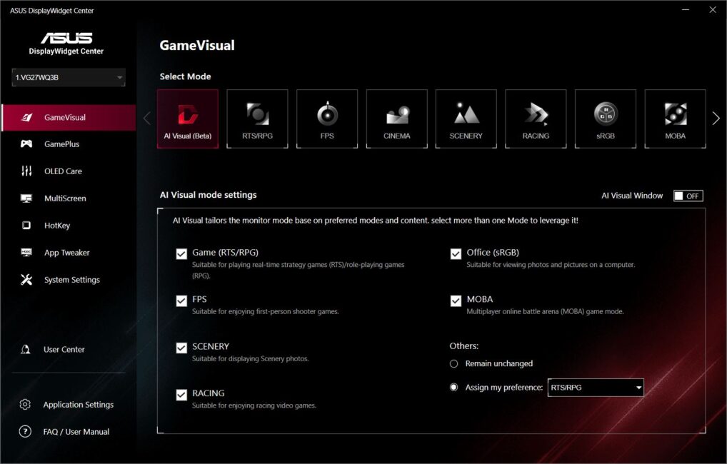 ASUS TUF Gaming VG27WQ3B
