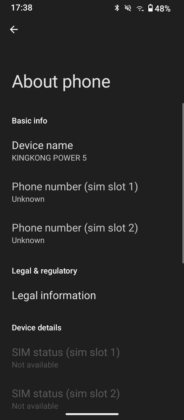 Cubot KingKong Power 5