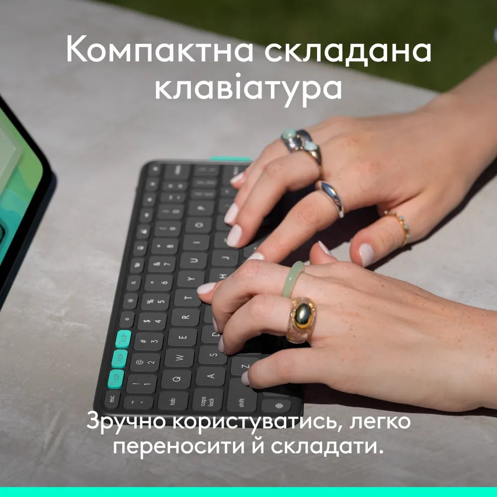 Logitech представила чохол-клавіатуру Flip Folio для iPad Pro та iPad Air Logitech представила чохол-клавіатуру Flip Folio для iPad Pro та iPad Air