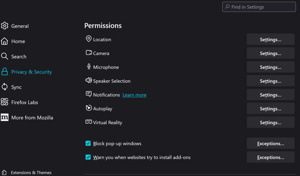 Location in Windows 11