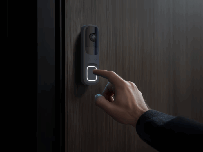 Підсвічування кнопки Ajax DoorBell button