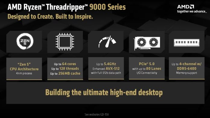 AMD Ryzen Threadripper 9000 Series AMD Ryzen Threadripper 9000 Series