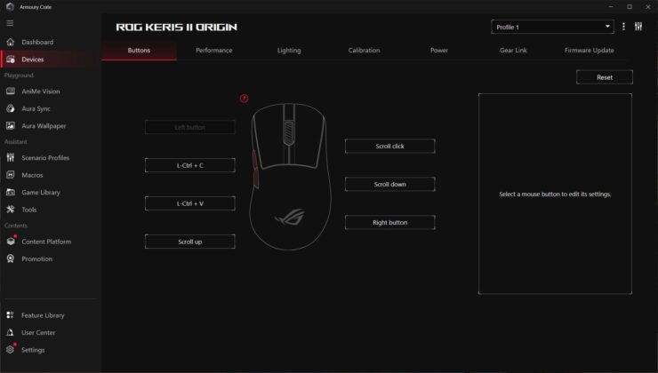 ASUS ROG Keris II Origin
