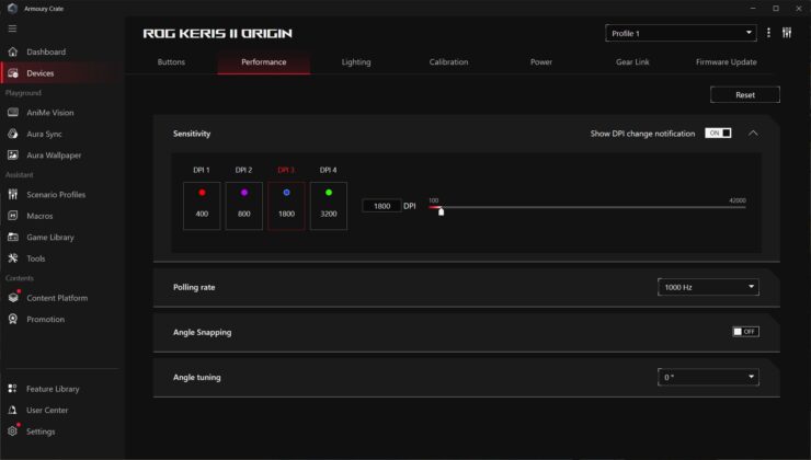 ASUS ROG Keris II Origin