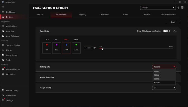 ASUS ROG Keris II Origin