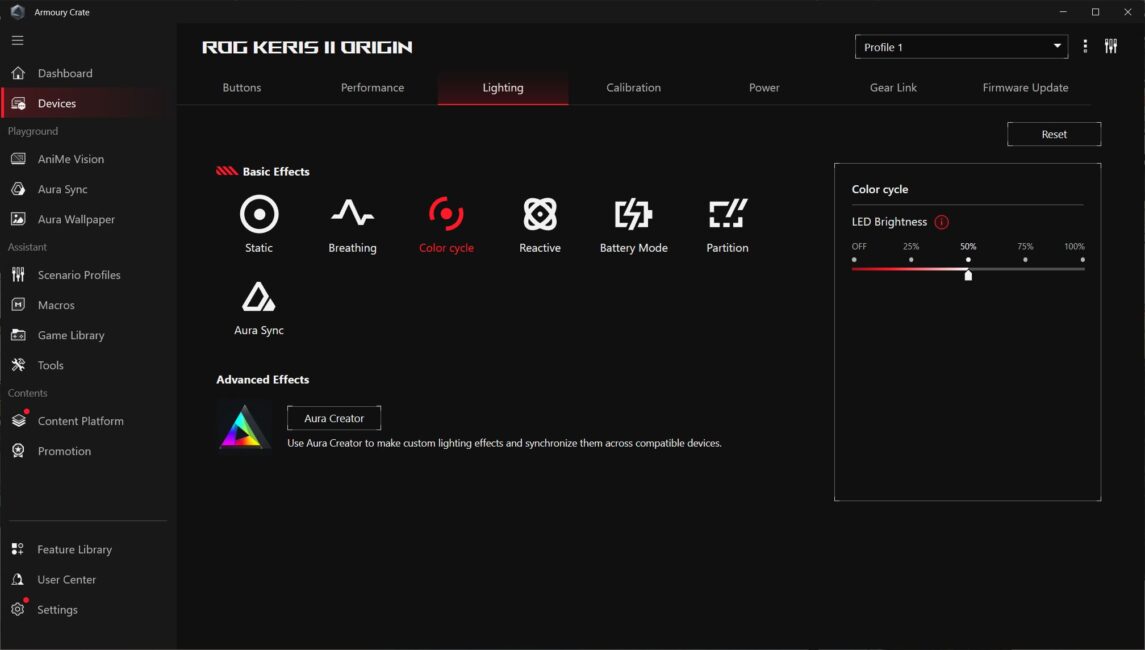ASUS ROG Keris II Origin