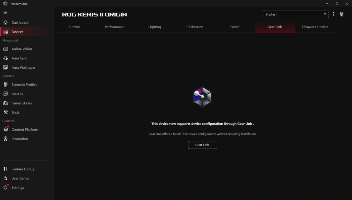 ASUS ROG Keris II Origin