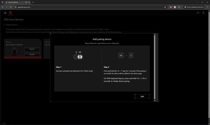 ASUS ROG Keris II Origin