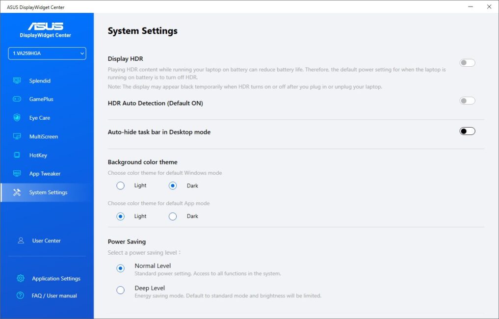 ASUS VA259HGA