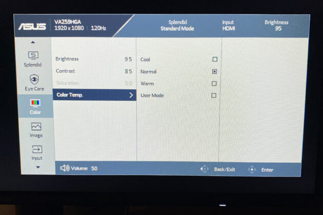 ASUS VA259HGA