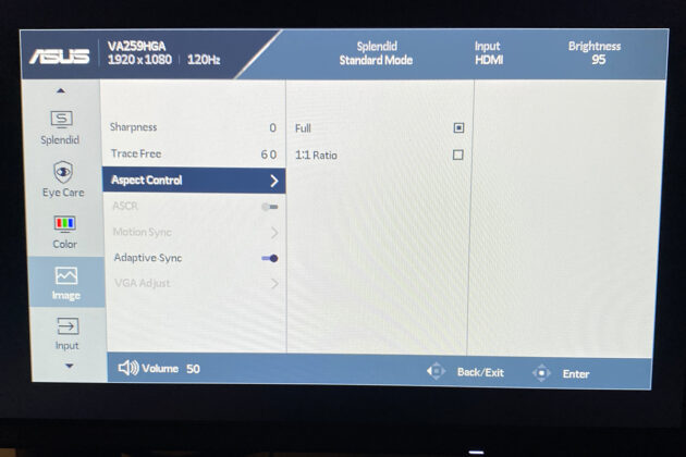 ASUS VA259HGA