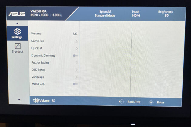 ASUS VA259HGA