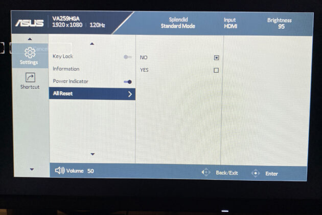 ASUS VA259HGA