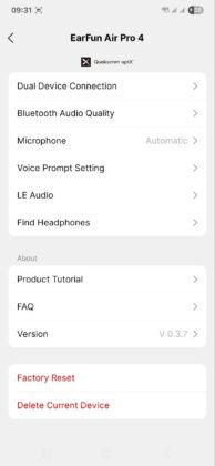 EarFun Air Pro 4