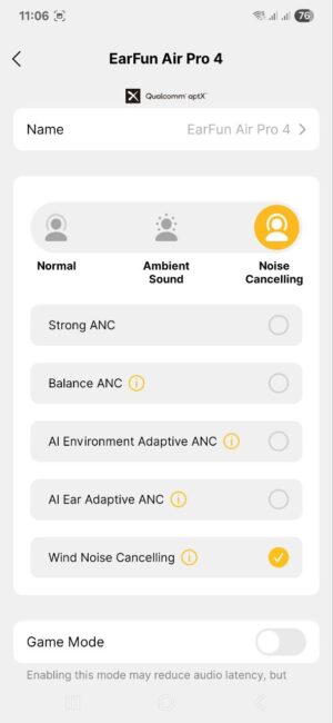 EarFun Air Pro 4