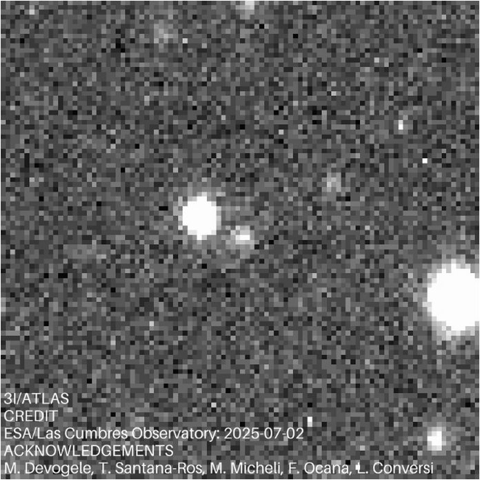 Астрономи вперше отримали зображення комети 3I ATLAS за допомогою Габбла Астрономи вперше отримали зображення комети 3I ATLAS за допомогою Габбла