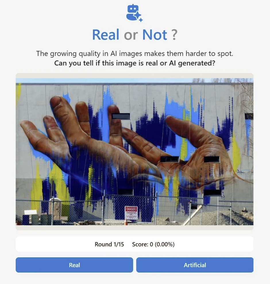 Real or Not Real or Not