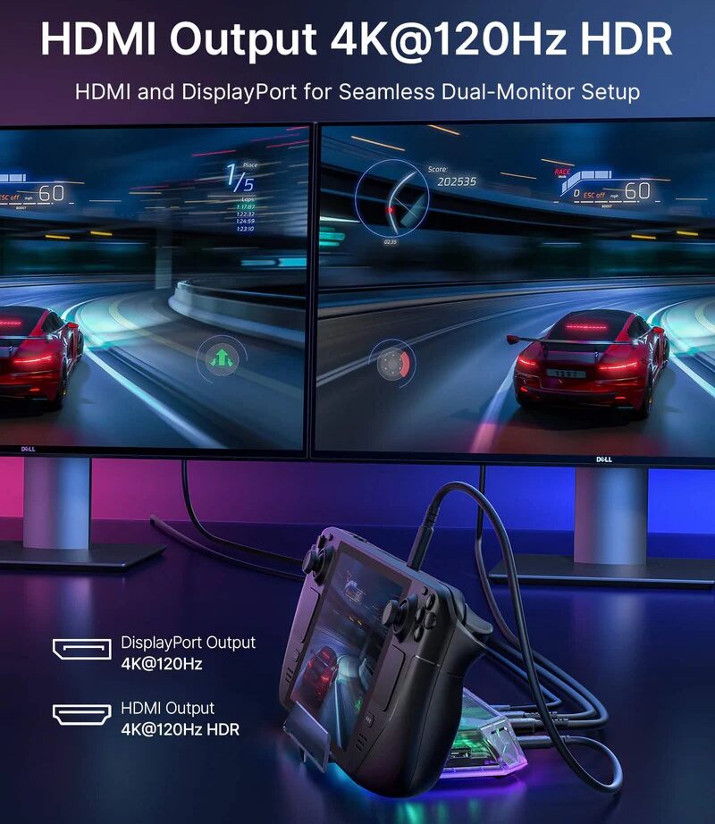 JSAUX RGB Docking Station JSAUX RGB Docking Station
