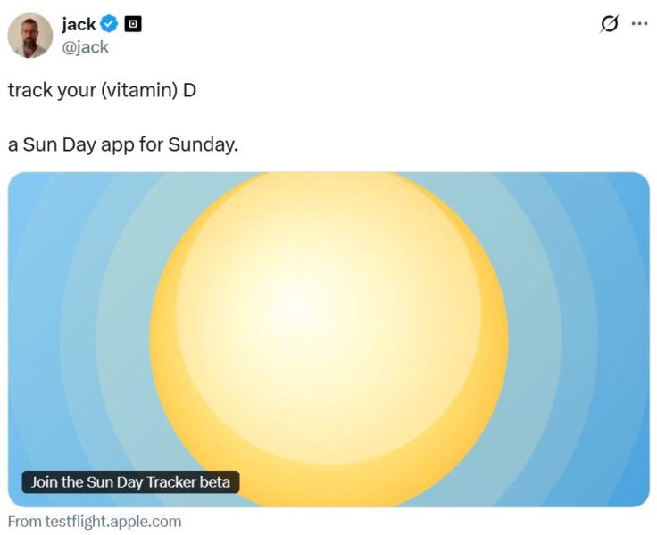 Засновник Twitter створив застосунок для відстеження рівня вітаміну D Засновник Twitter створив застосунок для відстеження рівня вітаміну D