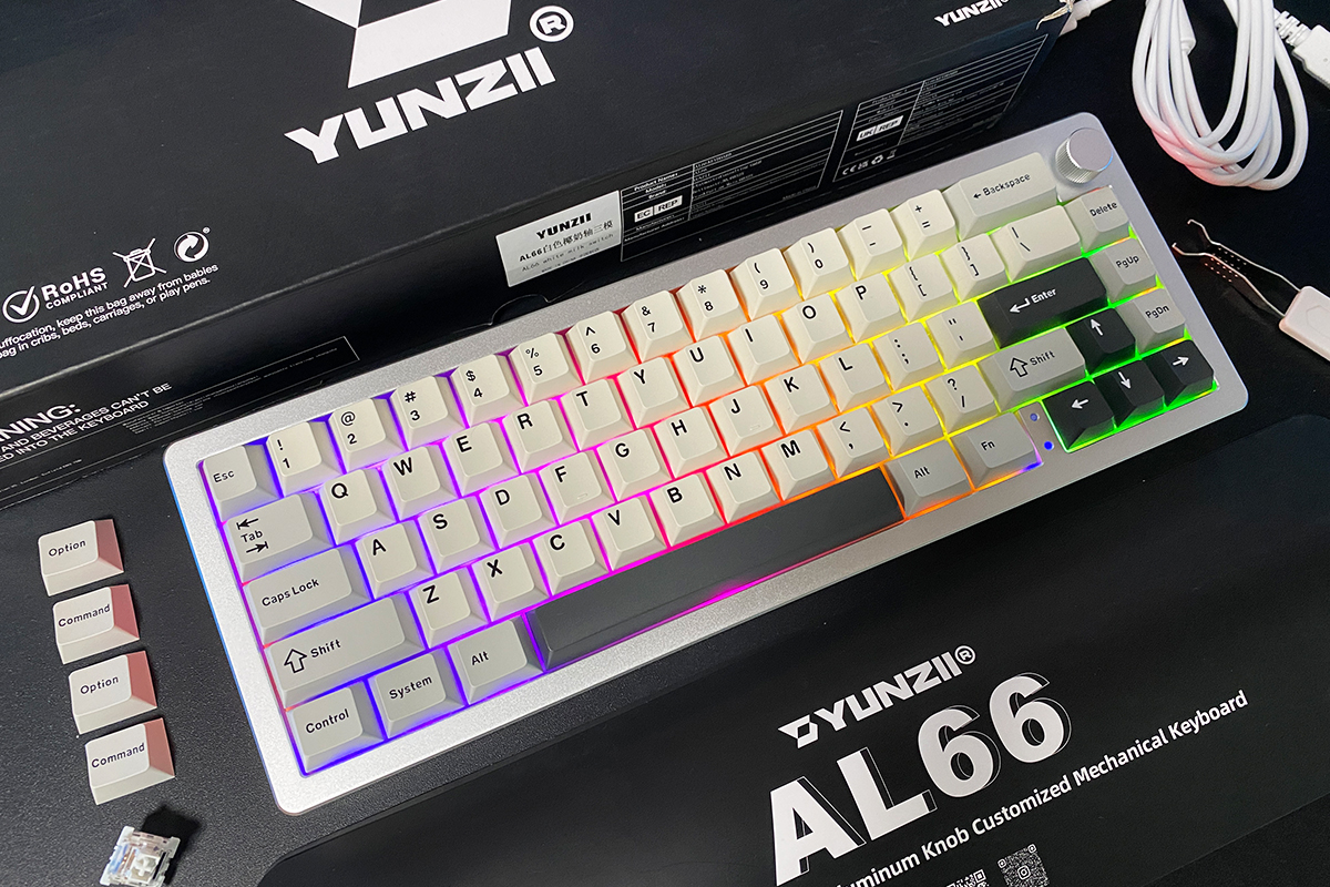YUNZII AL66 (V1) keyboard review: metal and affordable price