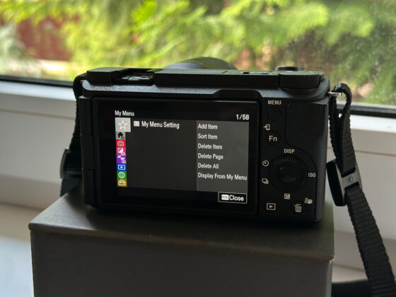 Sony ZV-E10 II Menu