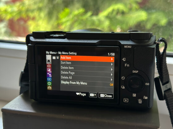 Sony ZV-E10 II Menu