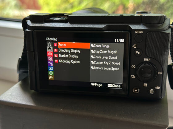 Sony ZV-E10 II Menu