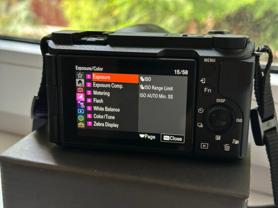 Sony ZV-E10 II Menu