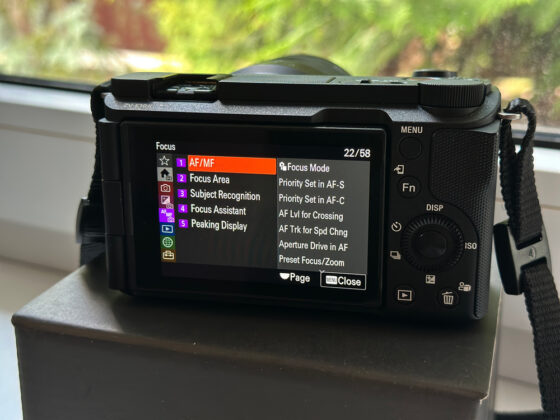 Sony ZV-E10 II Menu