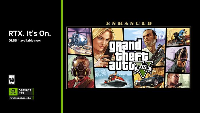 DLSS 4 з Multi Frame Generation збільшить продуктивність у GTA V Enhanced та інших іграх