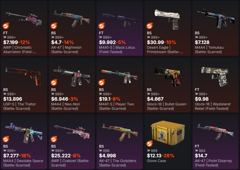 The Most Eye-Catching CS2 Skins That Stand Out in Matches The Most Eye-Catching CS2 Skins That Stand Out in Matches