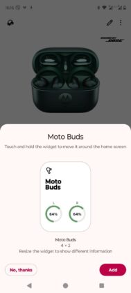 Motorola Moto Buds Loop App screenshot