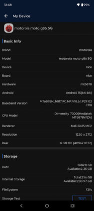 Motorola Moto G86 5G
