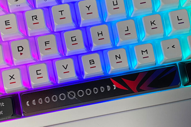ASUS ROG Azoth Xレビュー：宇宙をイメージしたデザインとOLED