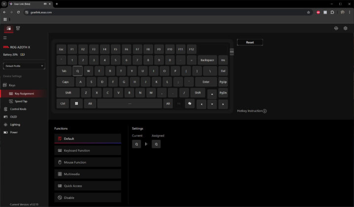 ASUS ROG Azoth X