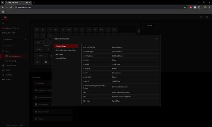 ASUS ROG Azoth X