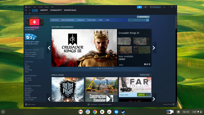 Steam Chromebook Steam Chromebook