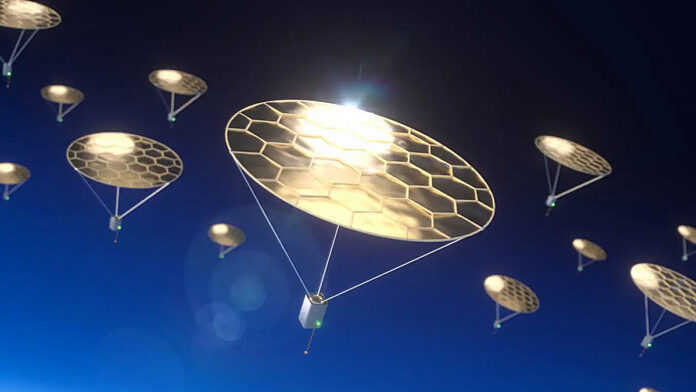 Sunlight powered flyers
