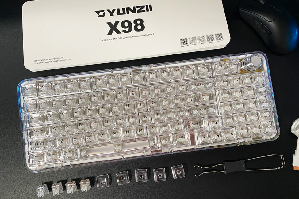 YUNZII X98レビュー：透明なデザインと魅力的な価格 - Root-Nation.com