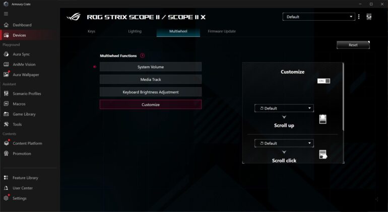 ASUS ROG Strix Scope II X
