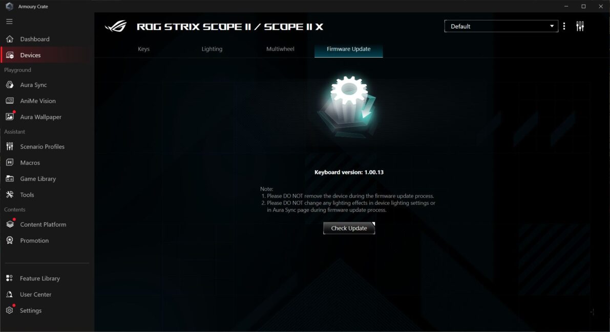 ASUS ROG Strix Scope II X