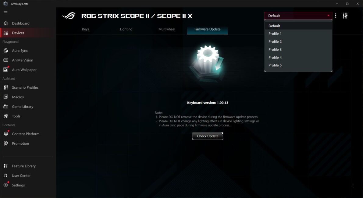 ASUS ROG Strix Scope II X