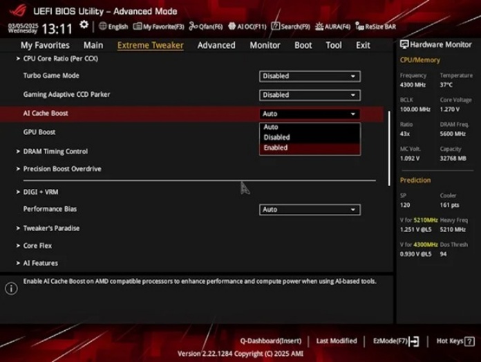 Продуктивності з AI Cache Boost AI Cache Boost