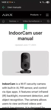 Ajax Security System App