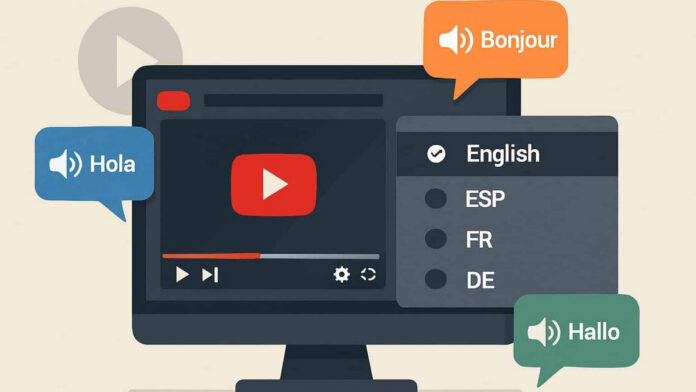 Youtube Multi-Language Audio Dubbing