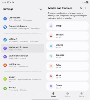 Samsung Galaxy Z Fold7 interface